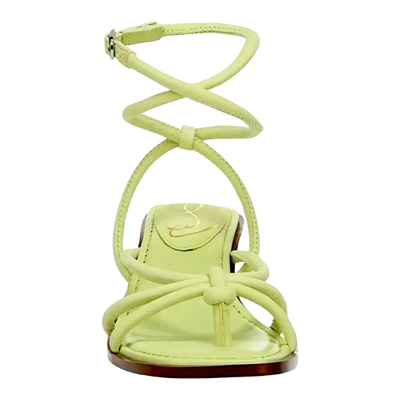 NEW Sam Edelman Dia Strappy Sandal in Kiwi - Box Included - Green - Size 8 - Picture 3 of 6